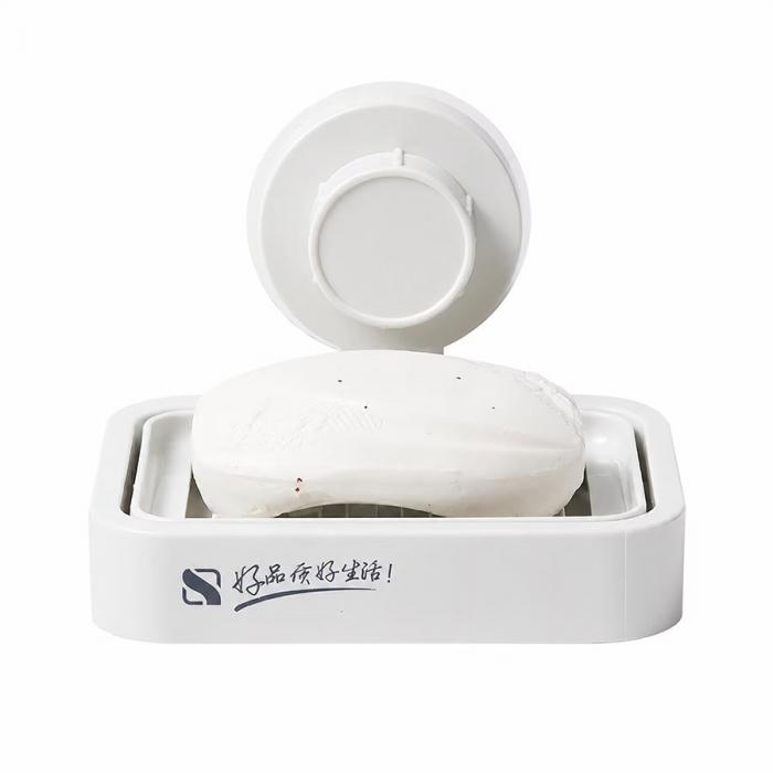 無(wú)痕吸盤(pán)瀝水皂架